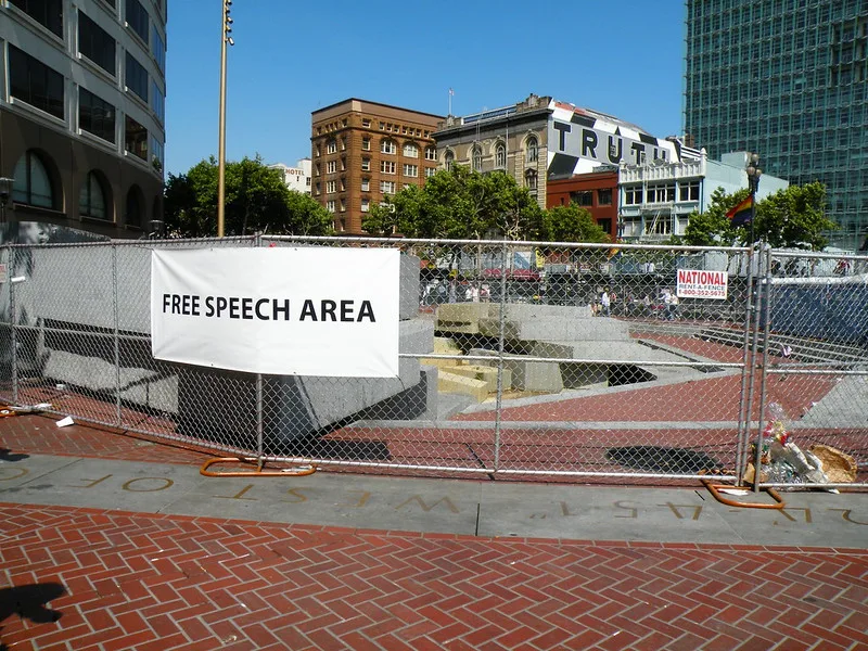 Free Speech Designated Area For Students 